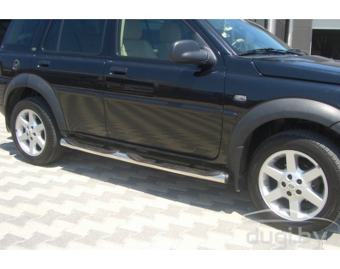 Пороги - трубы "Delux" для Freelander (1998-2006).